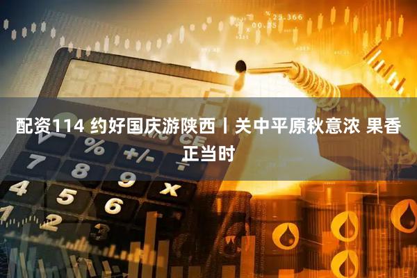 配资114 约好国庆游陕西丨关中平原秋意浓 果香正当时